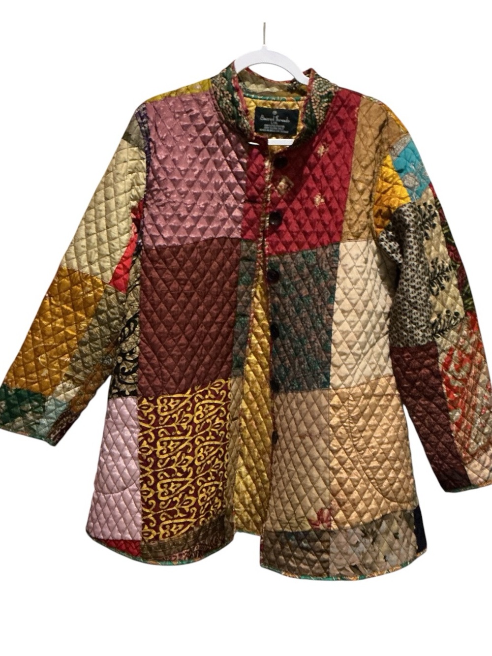 Sacred Threads Women’s Multicolor Quilted Jacket